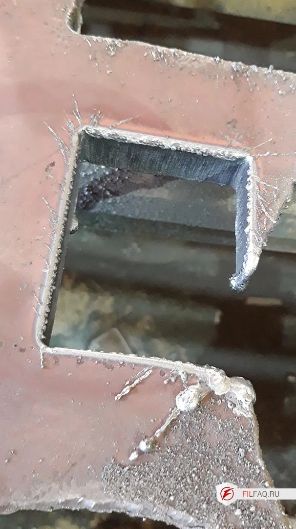 Качество реза хорошее