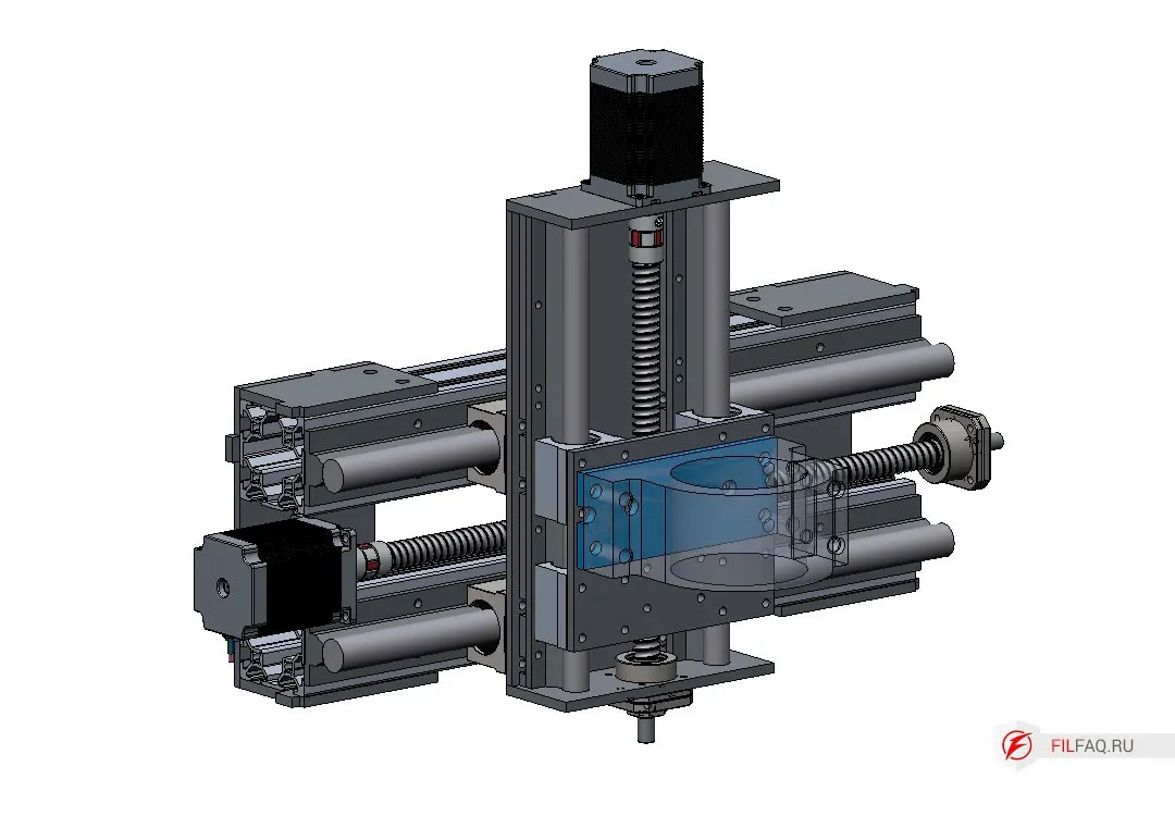 Проставка под крепление шпинделя станка чпу