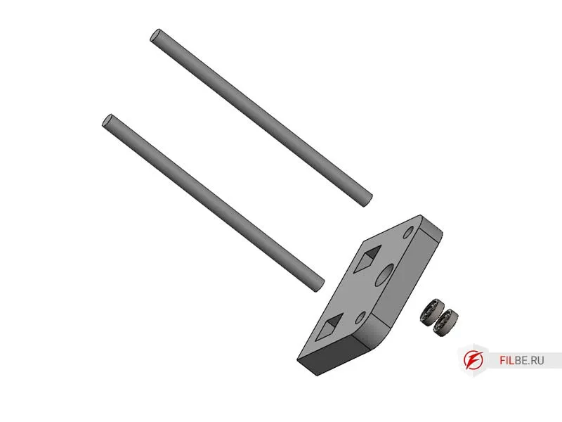 Установка подшипников и направляющих зажима шпинделя станка с чпу