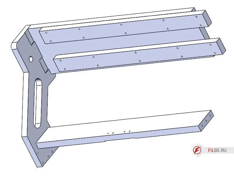 Установка проставок под цилиндрические направляющие