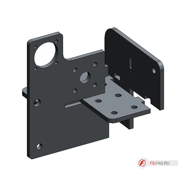 Сборка углового крепежа для сборки рамы станка чпу