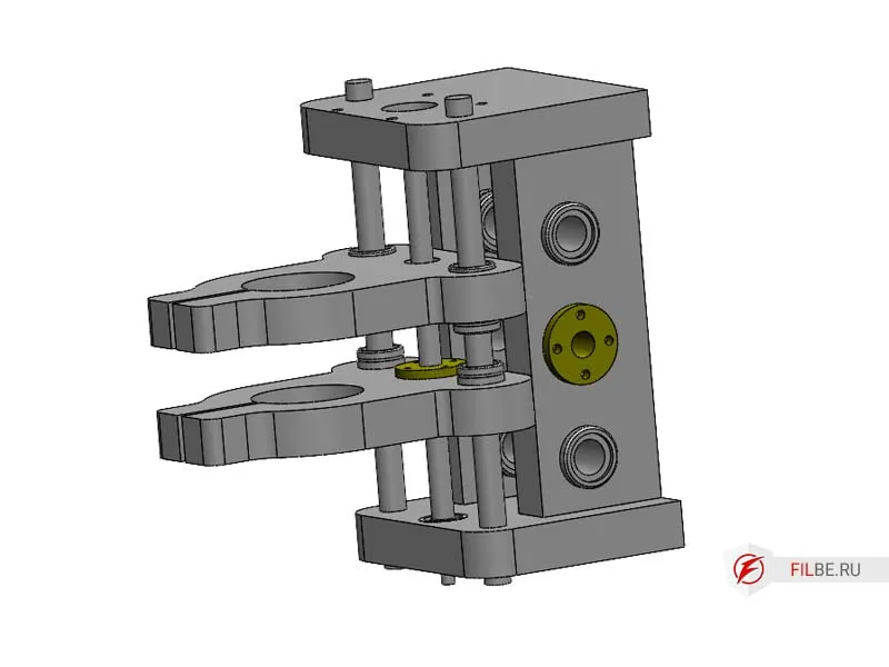 Каретка оси Y в сборе с кареткой оси Z