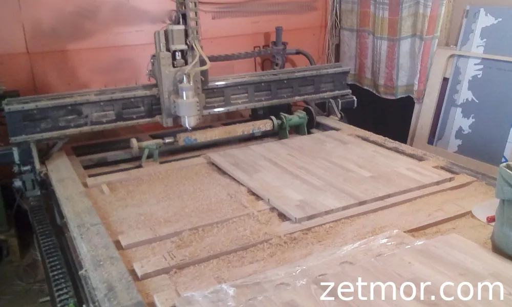 Станок в работе