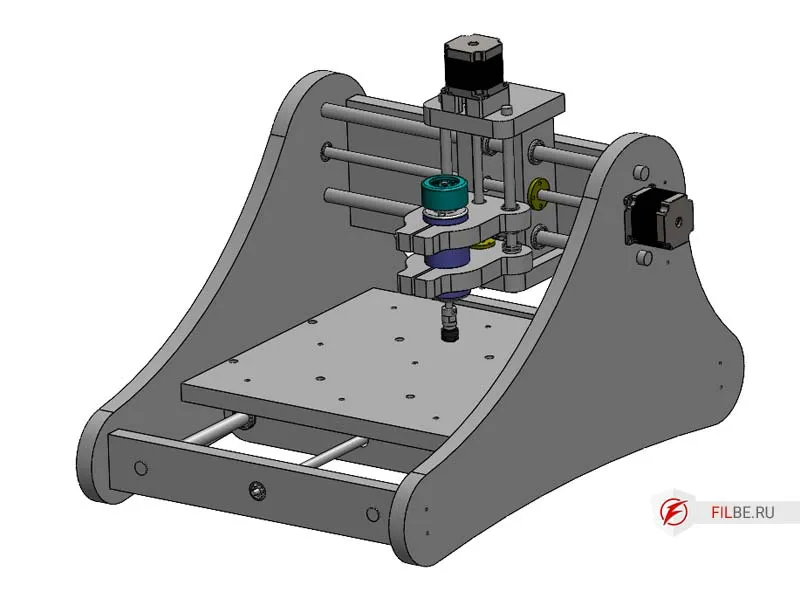 ЧПУ Станок с подвижным столом