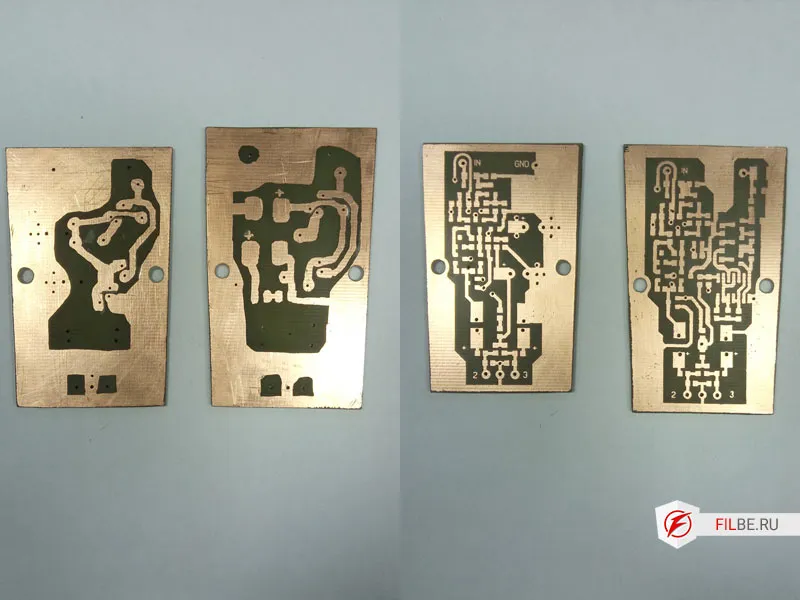 Печатные платы конденсаторного микрофона Rode NT1-A